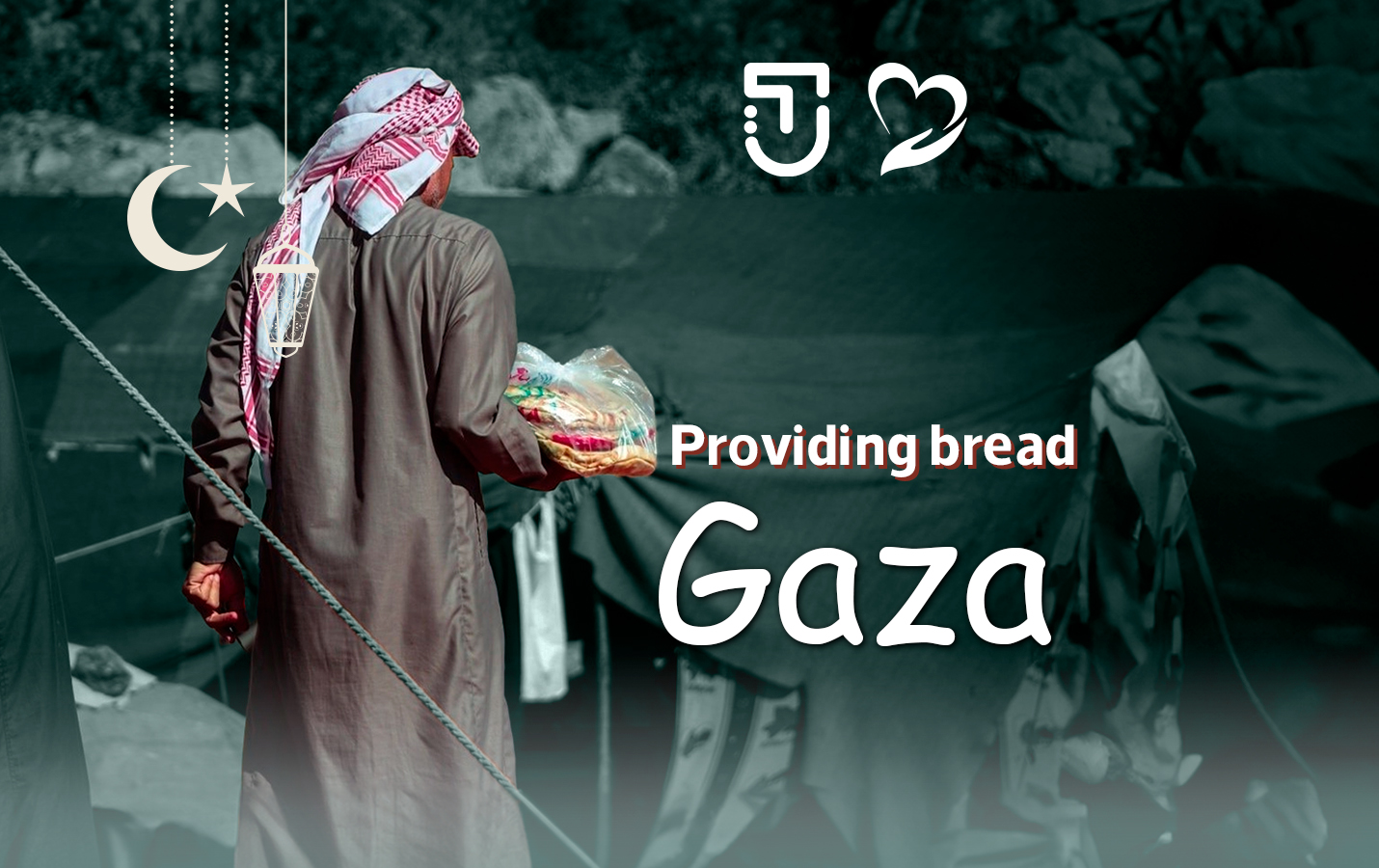 10,000 loaves of bread for the displaced people of Gaza